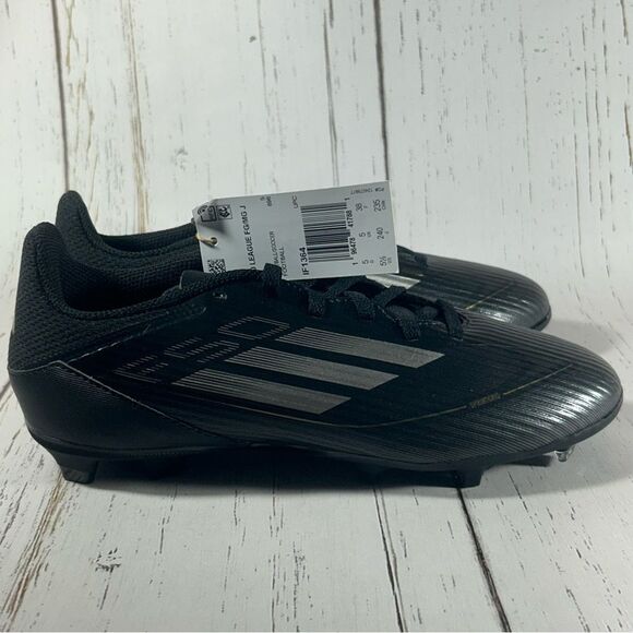 Adidas F50 League FG/MG Soccer Cleats Black Size 5.5 IF1364 - Picture 1 of 9